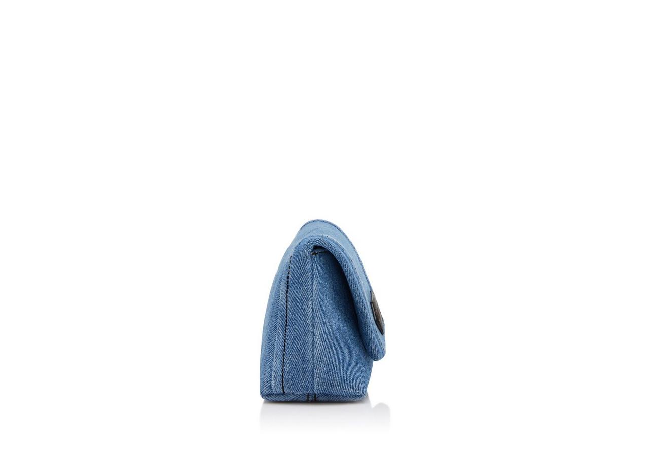 DENIM LABEL MINI CHAIN BAG image number 1