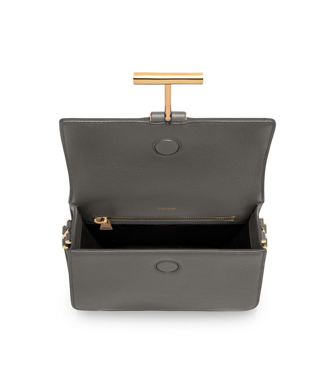 GRAIN LEATHER TARA MINI CROSSBODY | Tom Ford Fashion
