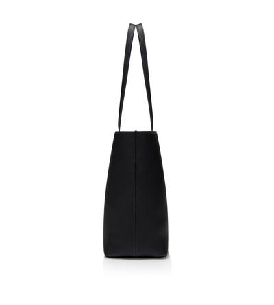 GRAIN LEATHER TF SMALL E/W TOTE image number 1