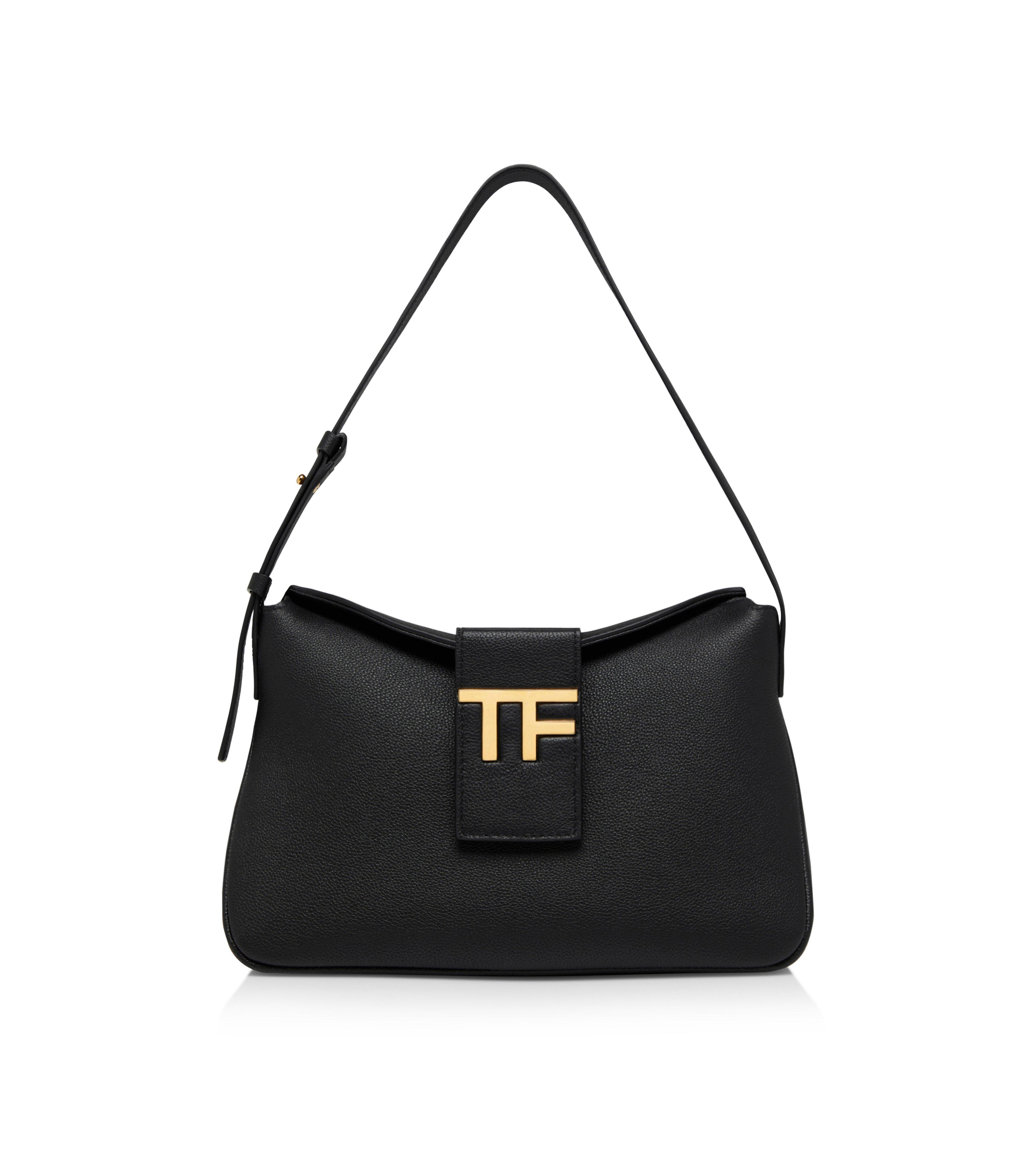 TOM FORD Mini TF Grain Leather Hobo Bag