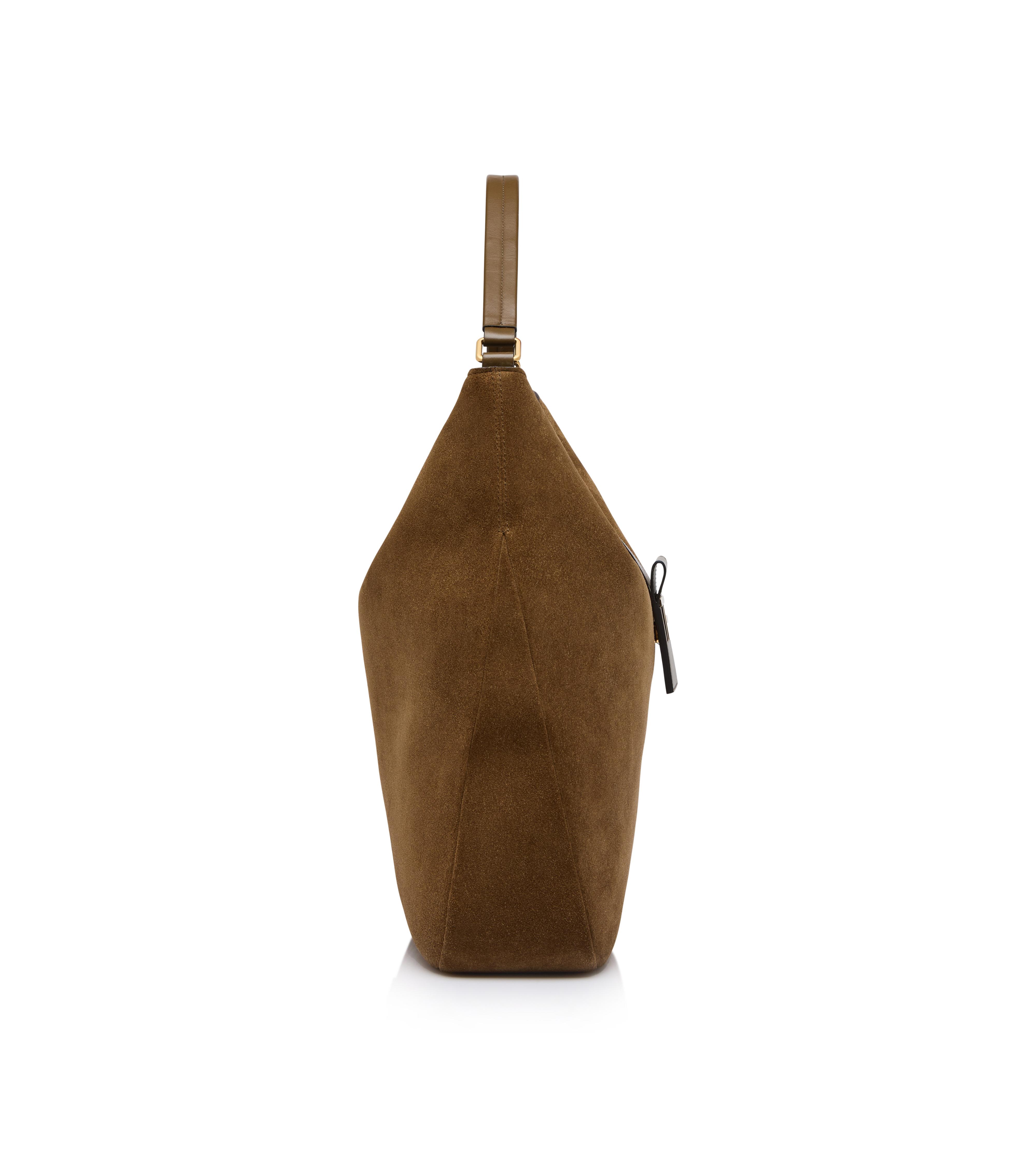 SUEDE LEATHER TF MEDIUM HOBO