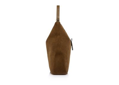 SUEDE LEATHER TF MEDIUM HOBO image number 1