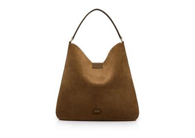 SUEDE LEATHER TF MEDIUM HOBO image number 2