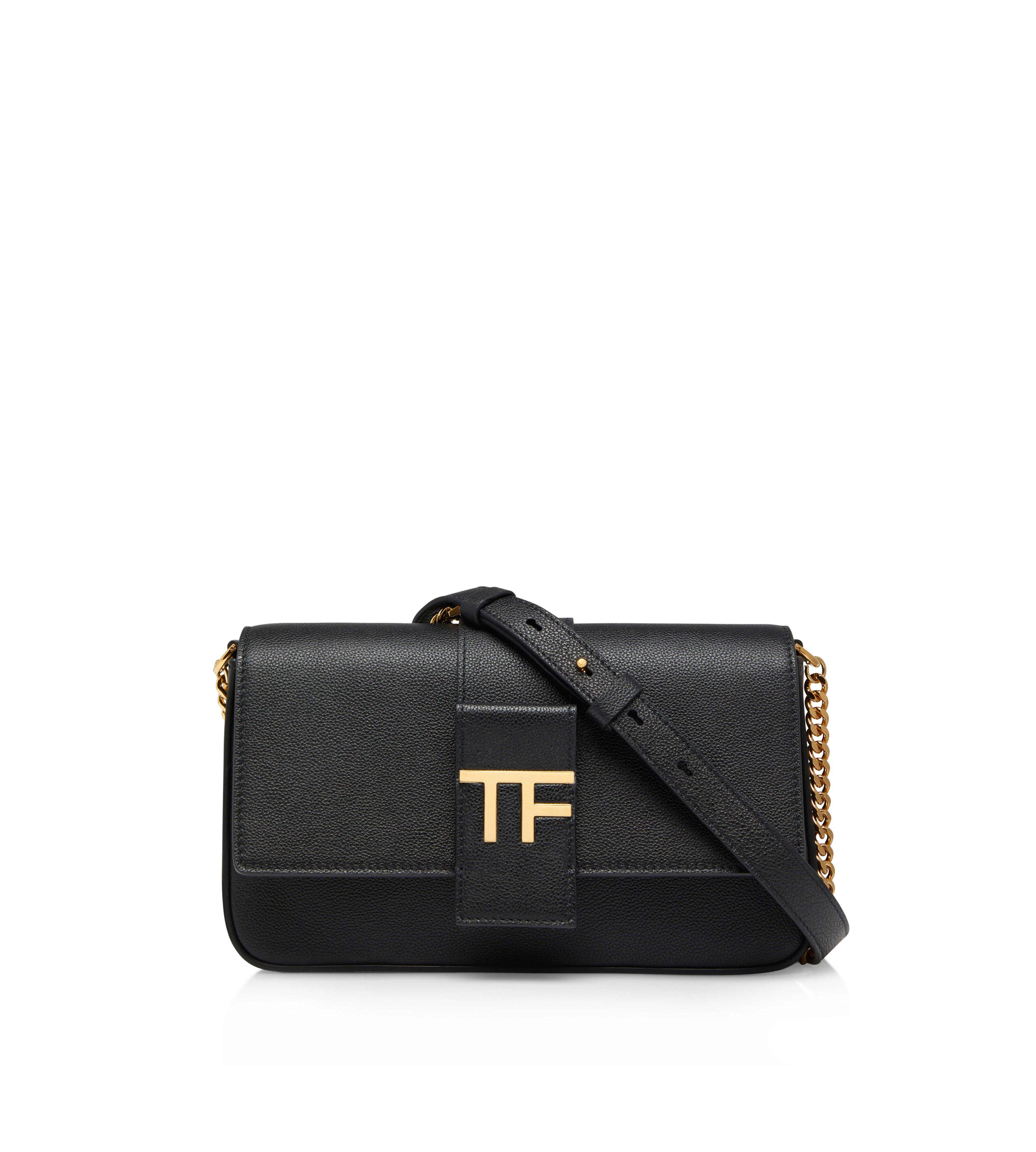 Shop Tom Ford Black Hobo Small Evening Bag