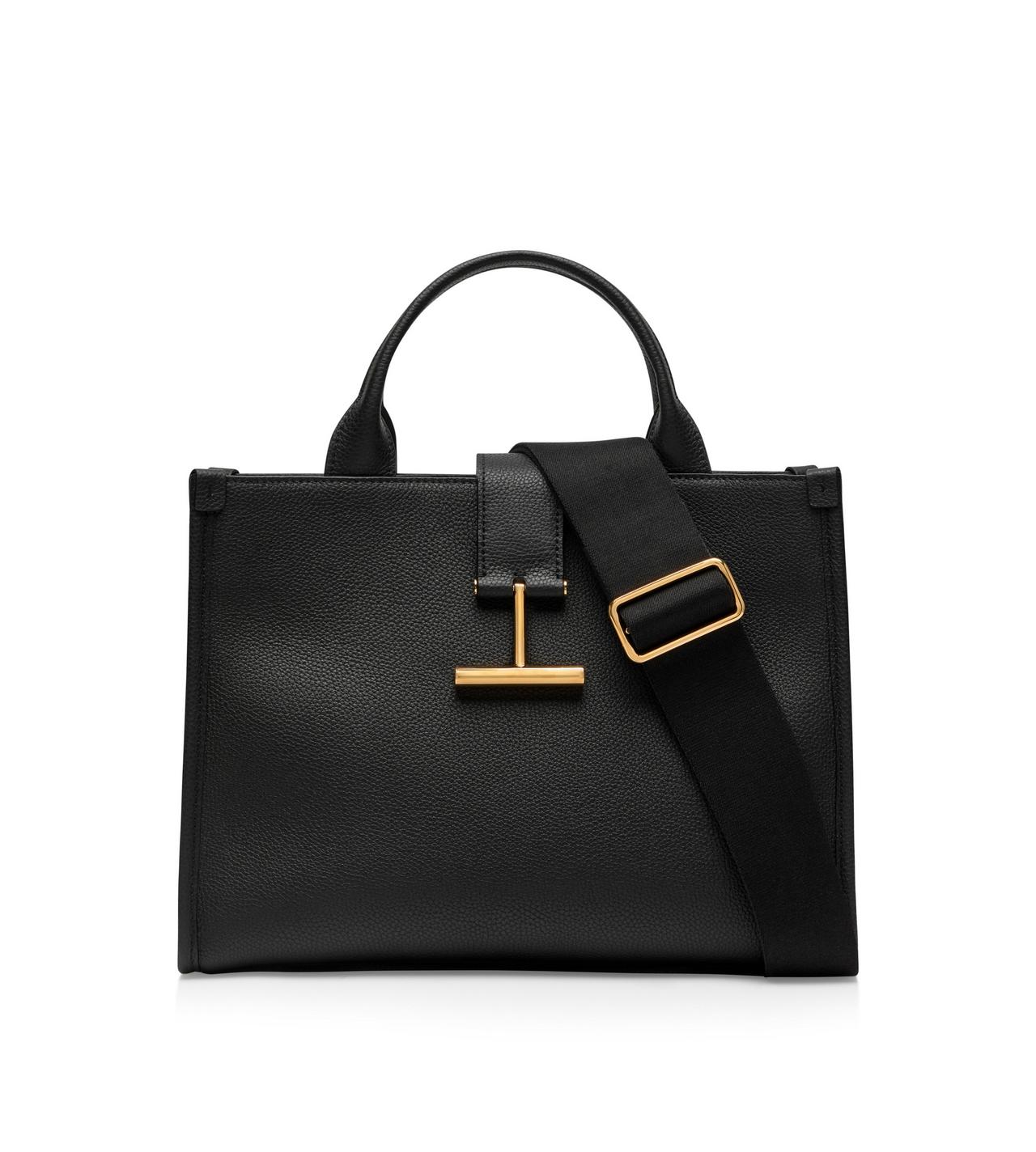 TOM FORD Medium Tara Top Handle Straw Tote