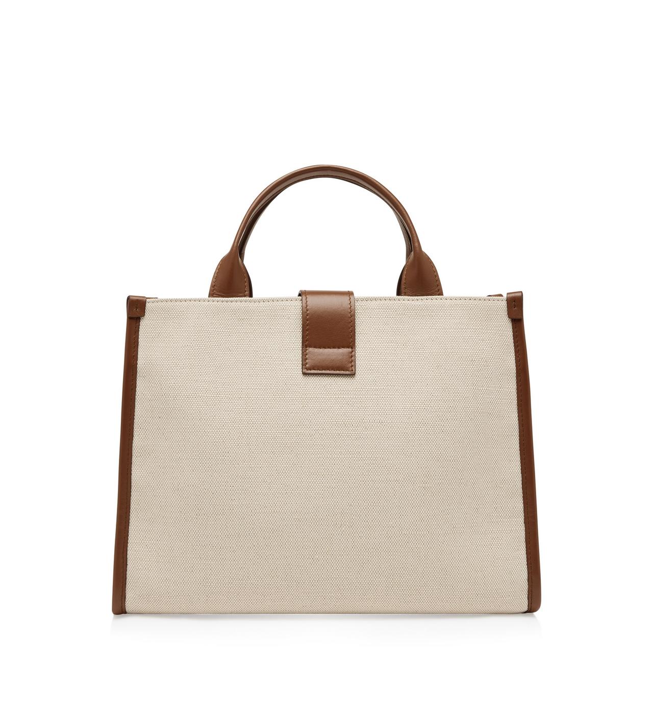 CANVAS AND LEATHER TARA MEDIUM TOP HANDLE