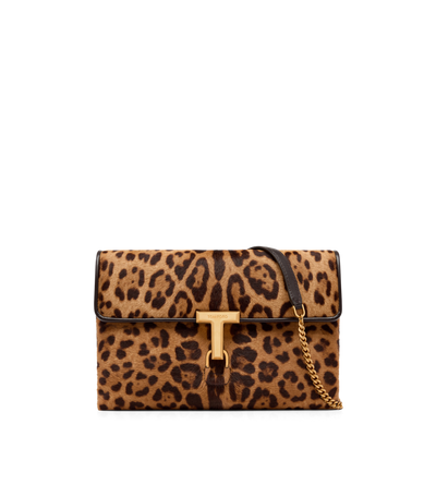 LEOPARD PRINT CALF HAIR MONARCH MEDIUM SHOULDER BAG image number 0