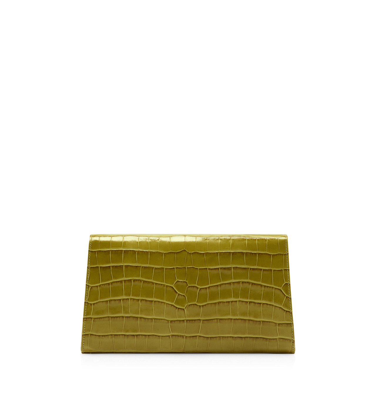 PRINTED CROCODILE LEATHER NOBILE CLUTCH image number 2