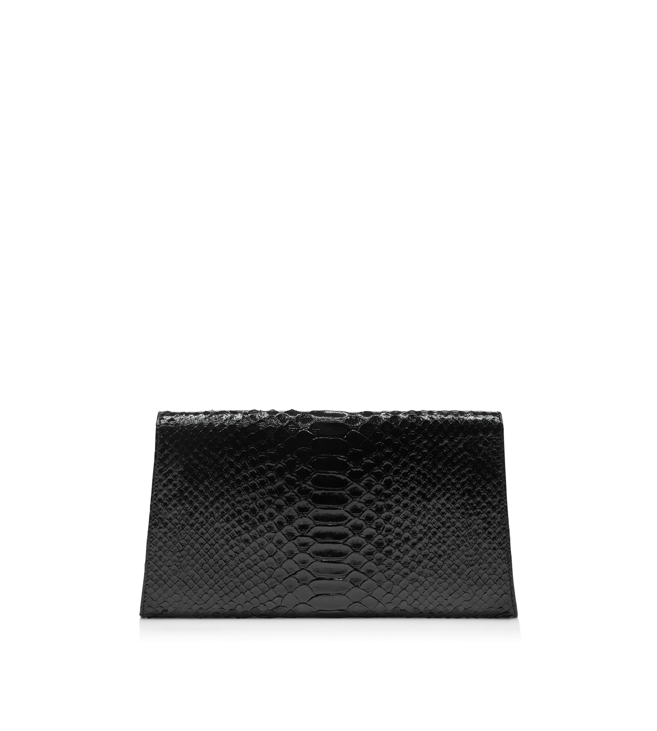 STAMPED PYTHON LEATHER NOBILE CLUTCH image number 2