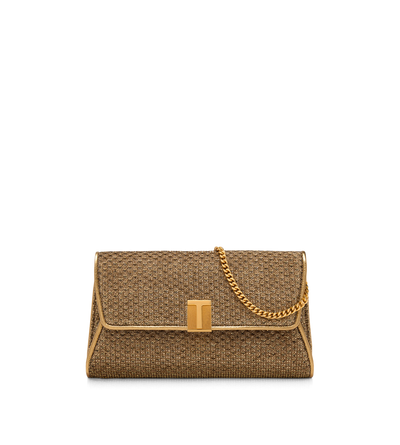 TEXTURED FABRIC NOBILE CLUTCH image number 0