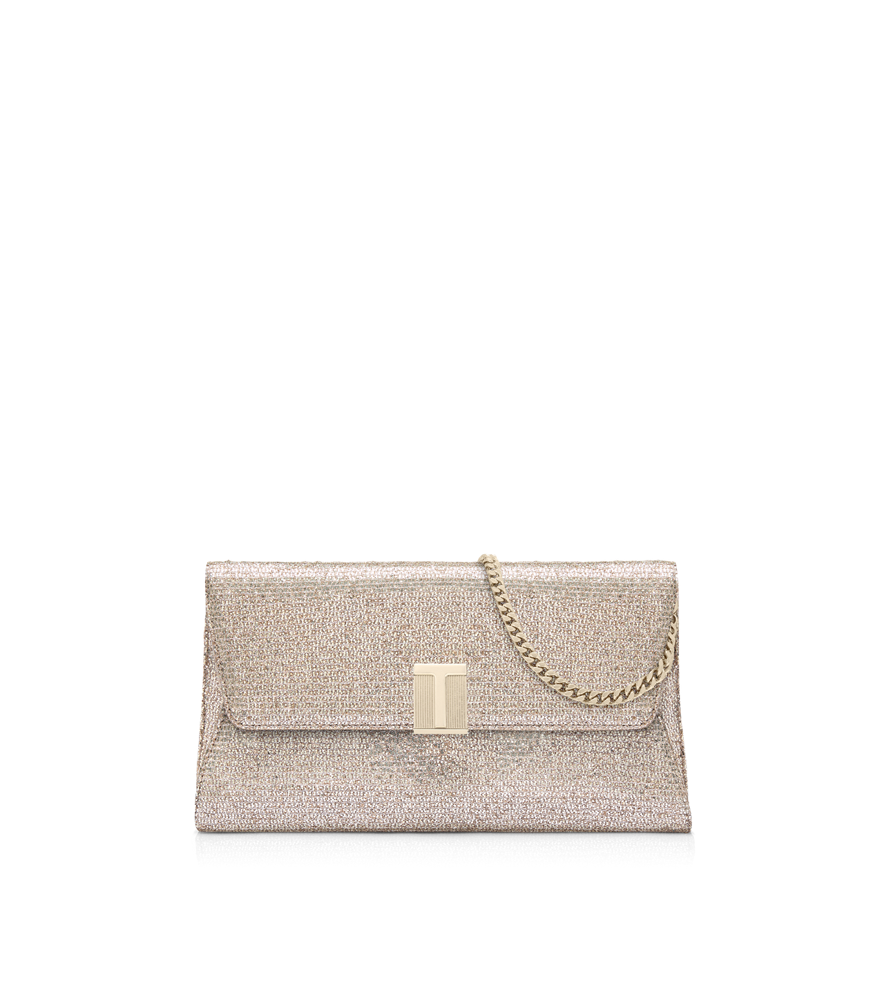 GLITTER FABRIC NOBILE CLUTCH image number 0