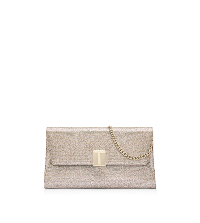 GLITTER FABRIC NOBILE CLUTCH image number 0