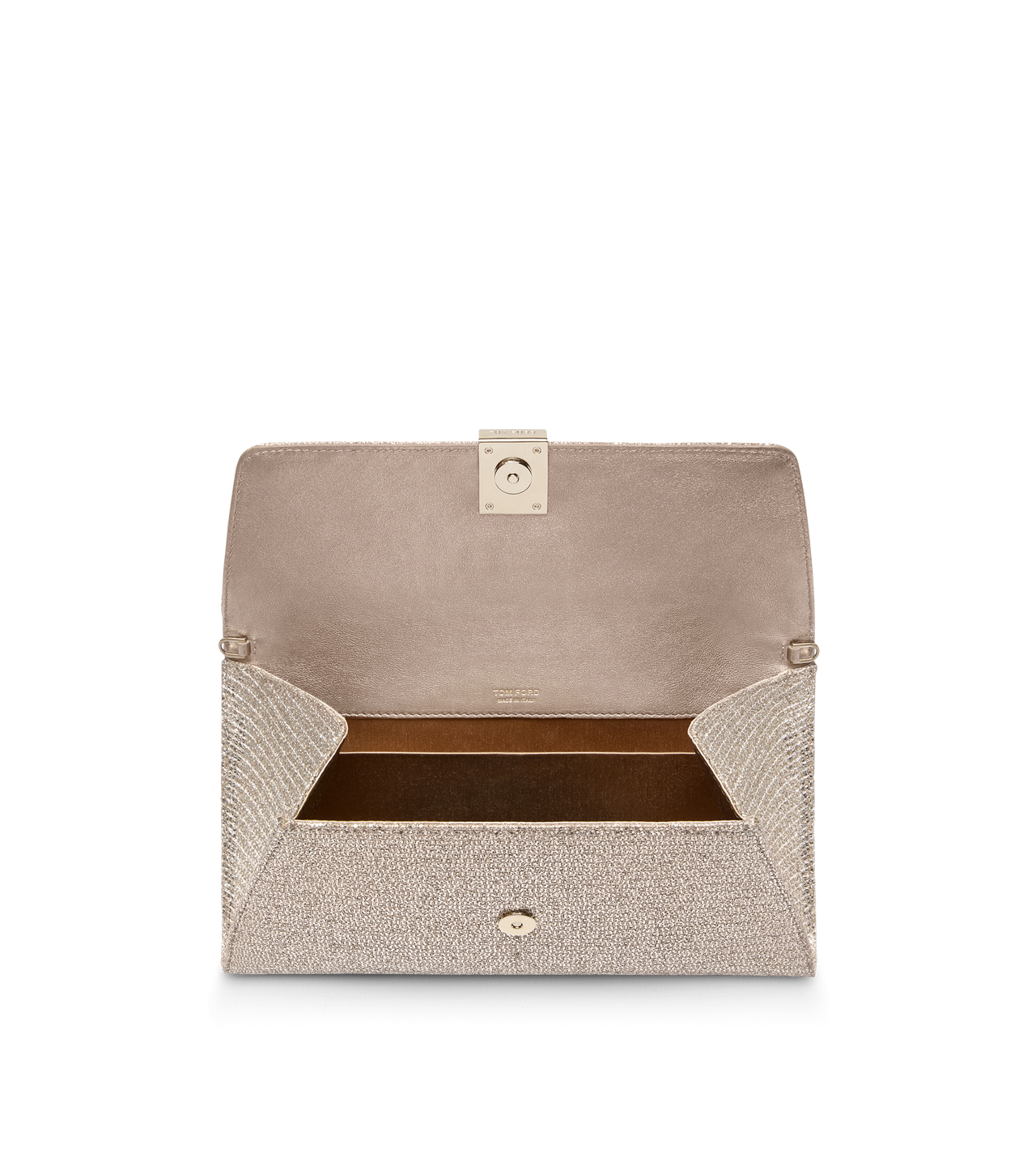 GLITTER FABRIC NOBILE CLUTCH image number 3
