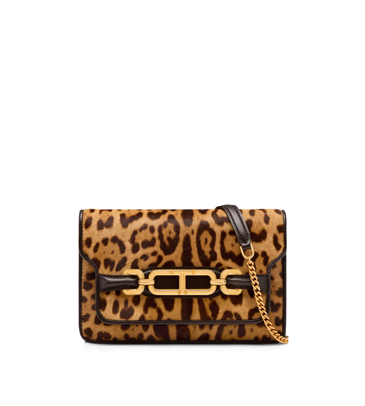 LEOPARD PRINT CALF HAIR WHITNEY SMALL SHOULDER BAG image number 0