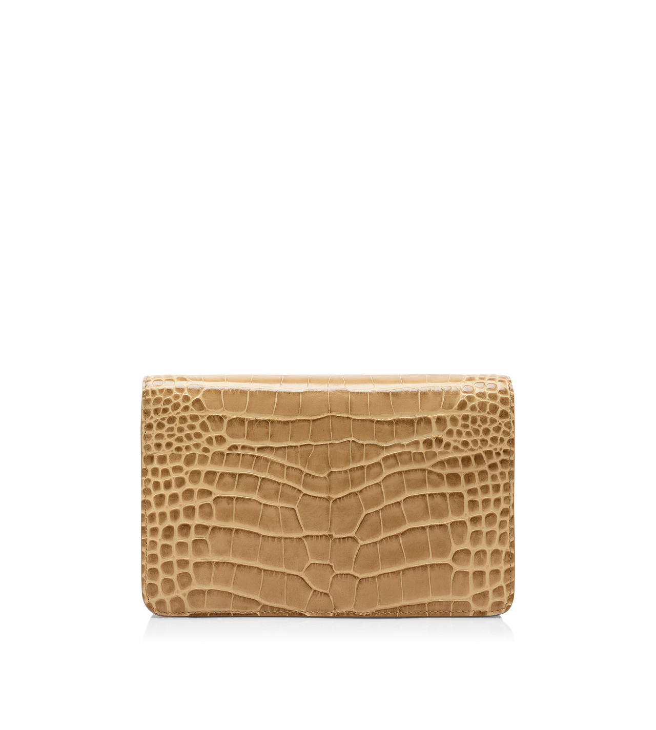 STAMPED CROCODILE LEATHER SMALL SHOULDER BAG image number 2