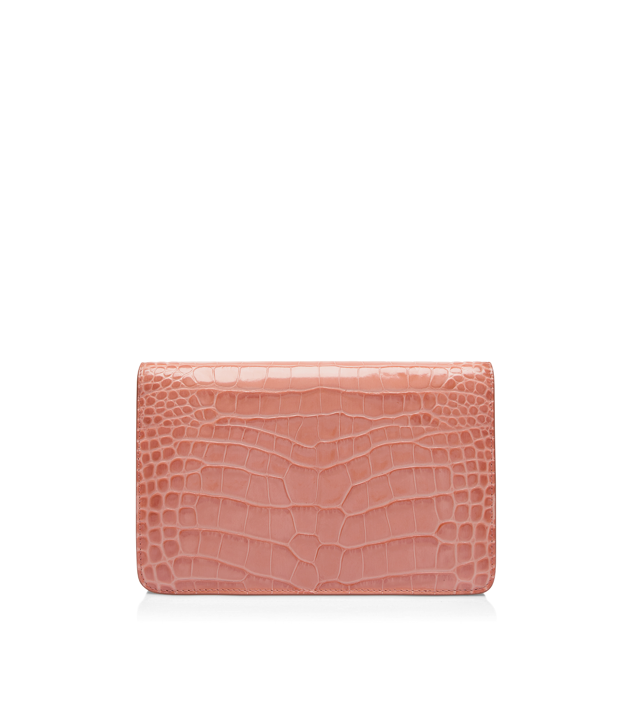 STAMPED CROCODILE LEATHER SMALL SHOULDER BAG image number 2