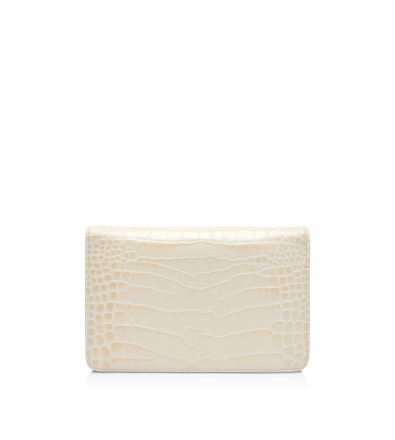 STAMPED CROCODILE LEATHER SMALL SHOULDER BAG image number 2