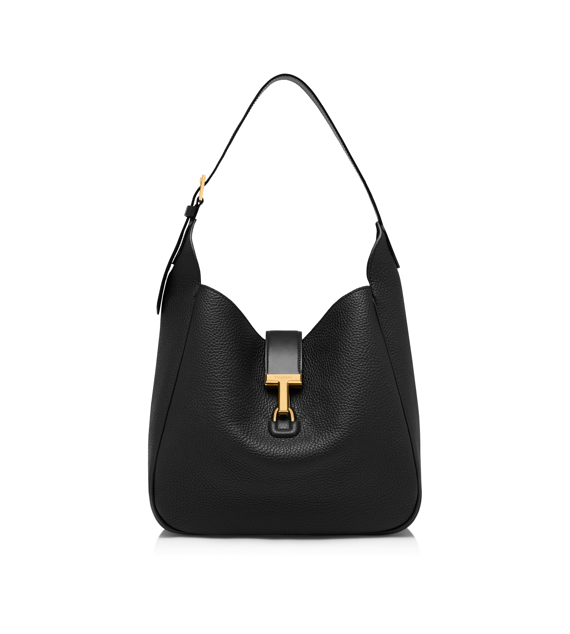 LEATHER MONARCH MEDIUM HOBO | Tom Ford Fashion