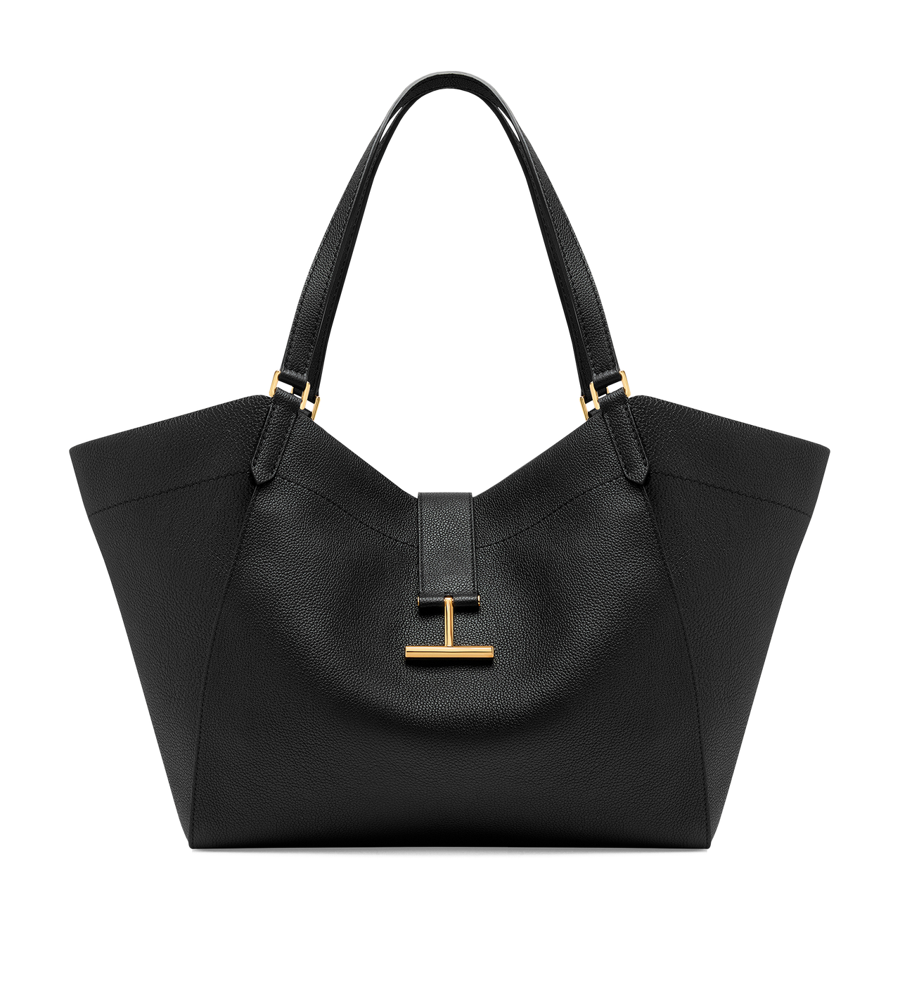 【関税&送料込】Tom Ford Large Leather Bag Tom Ford Large Grained Leather T Tote Bag - Tom Ford Bags