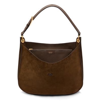 SUEDE LEATHER AND SMOOTH LEATHER TARA LARGE CROSSBODY image number 3