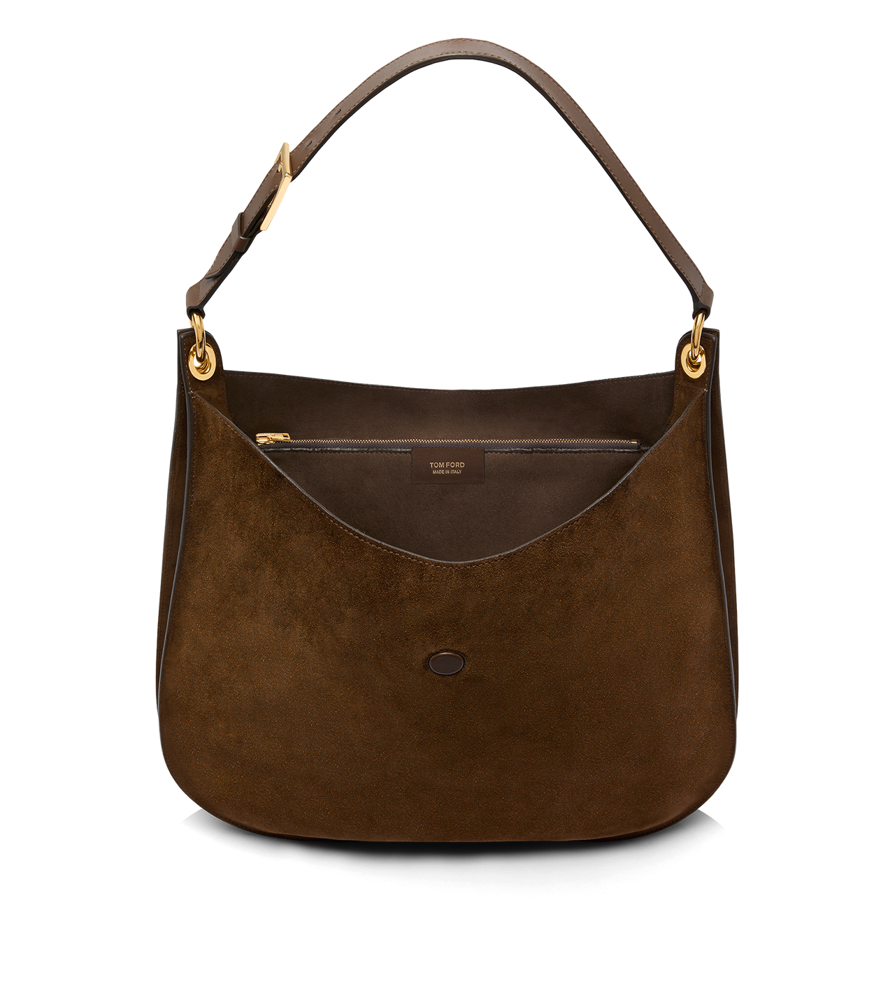 TOM FORD LEATHER WHISKY SUEDE LEATHER AND SMOOTH LEATHER TARA LARGE CROSSBODY