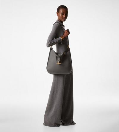 GRAIN LEATHER TARA LARGE CROSSBODY image number 4