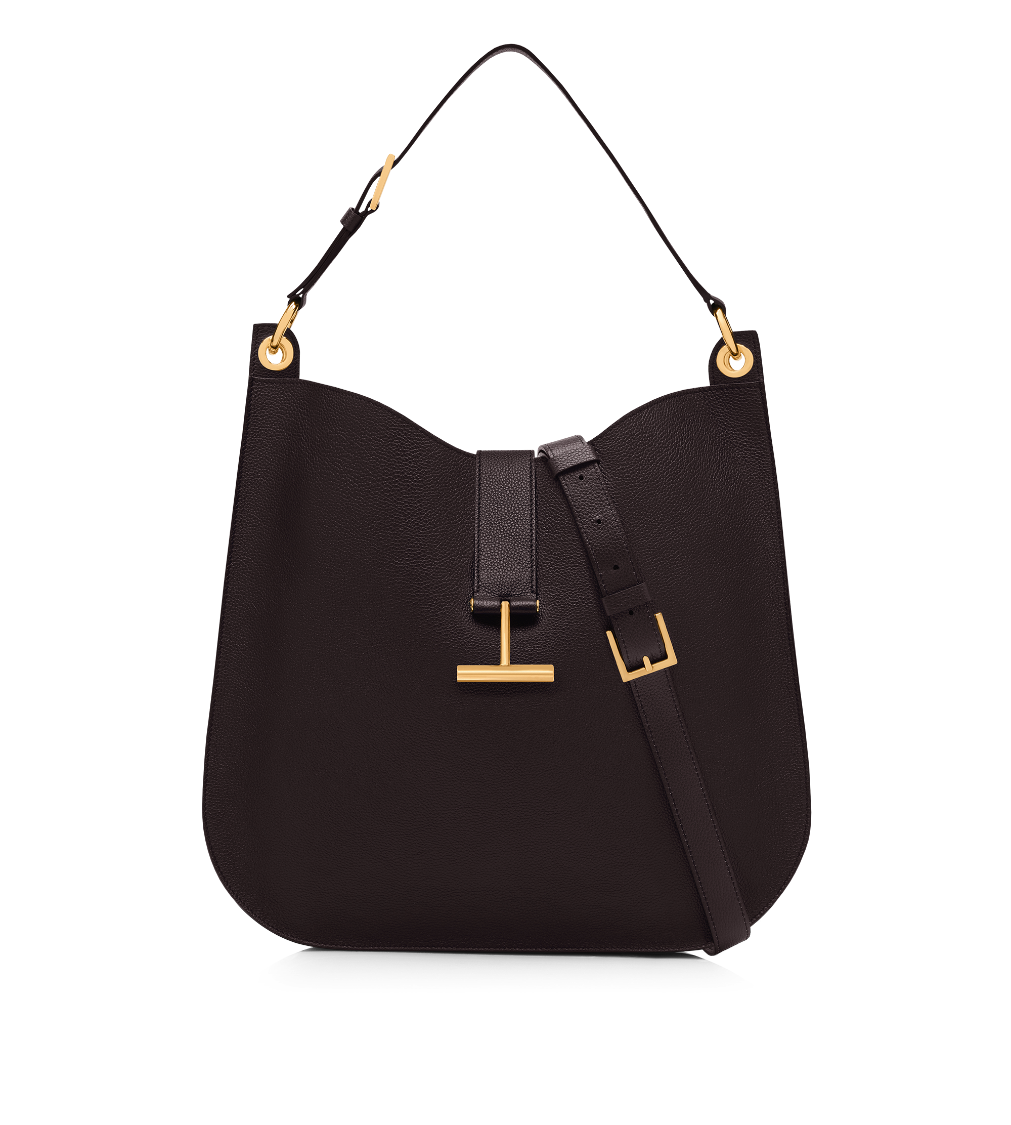TOM FORD GRAIN LEATHER TARA LARGE CROSSBODY