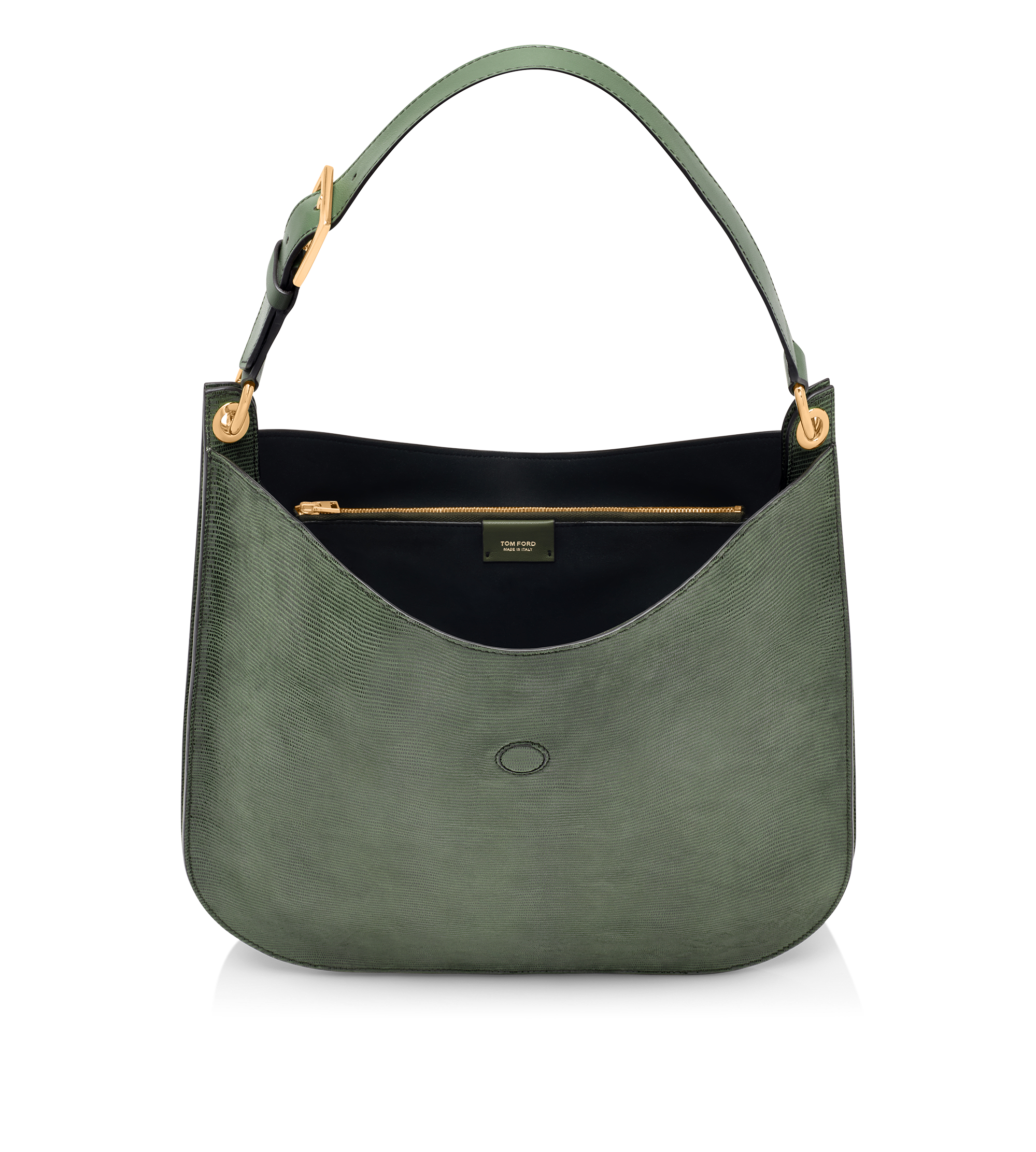 LIZARD-EFFECT SUEDE LEATHER TARA LARGE CROSSBODY | TOM FORD Fashion