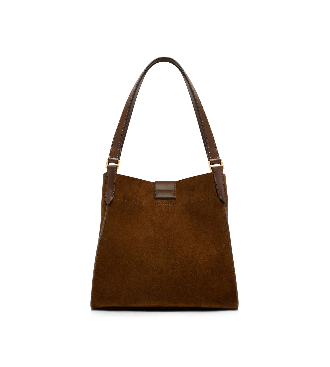 SUEDE AND LEATHER TARA MEDIUM TOTE image number 4