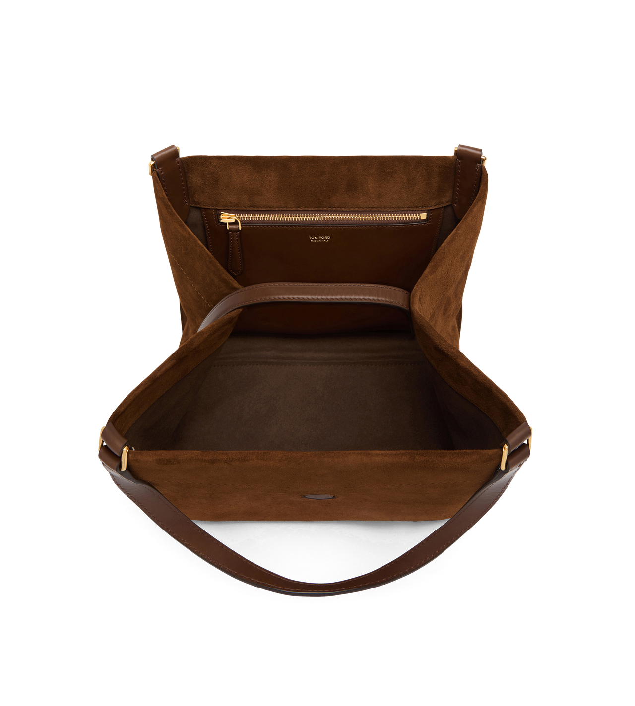 SUEDE AND LEATHER TARA MEDIUM TOTE image number 5