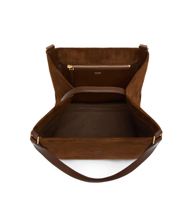 SUEDE AND LEATHER TARA MEDIUM TOTE image number 5
