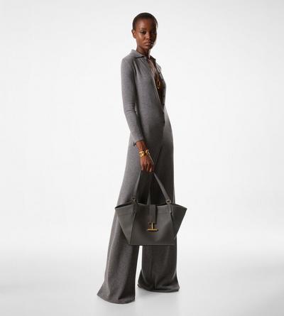 GRAIN LEATHER TARA MEDIUM TOTE image number 4