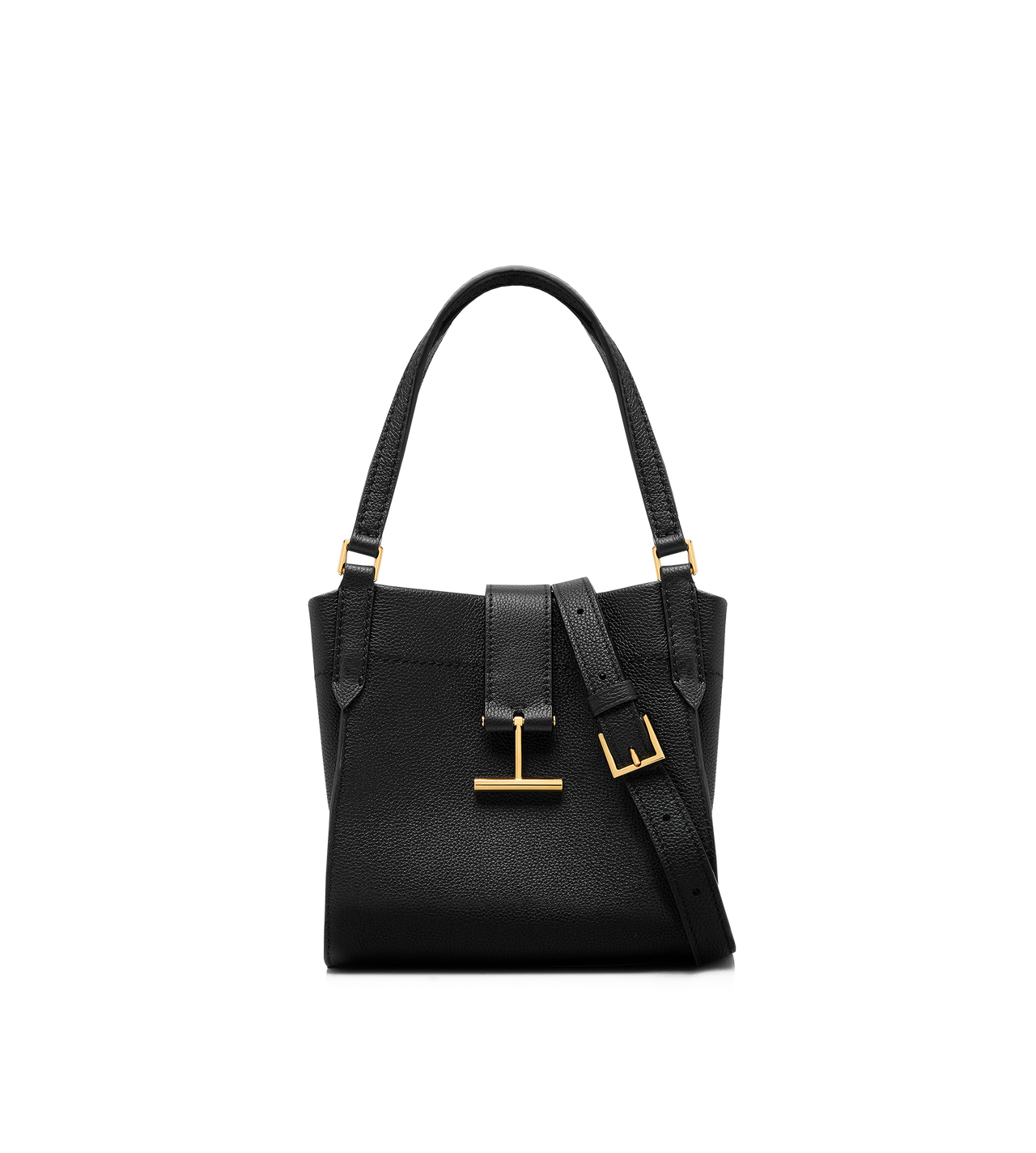 GRAIN LEATHER TARA SMALL TOTE image number 6