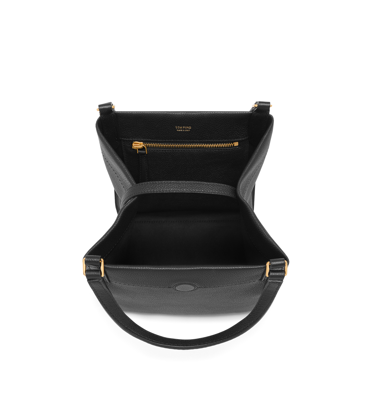 GRAIN LEATHER TARA SMALL TOTE image number 3