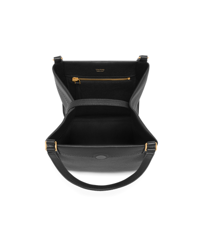 GRAIN LEATHER TARA SMALL TOTE image number 3