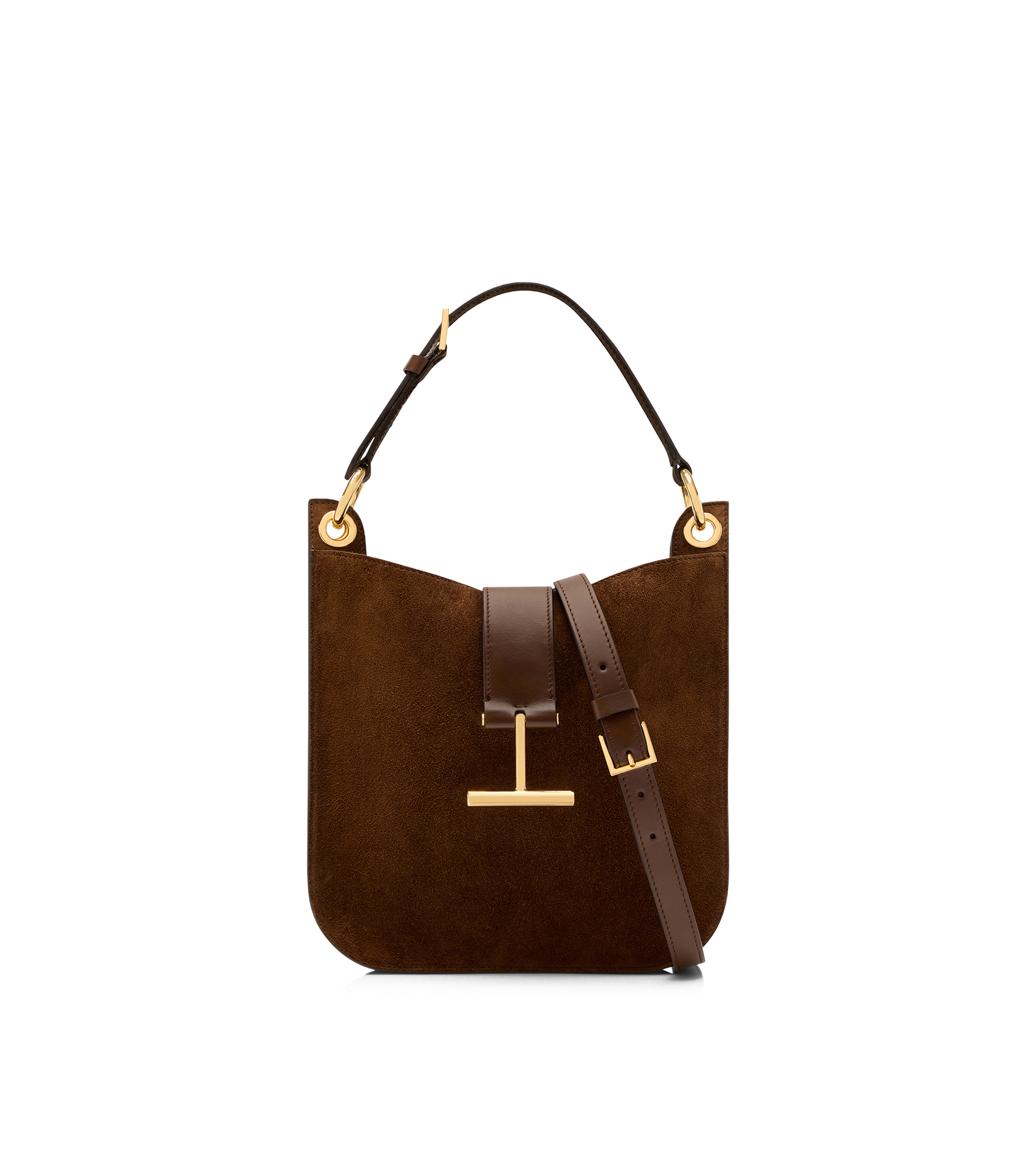 SUEDE LEATHER AND SMOOTH LEATHER TARA SMALL CROSSBODY | Tom