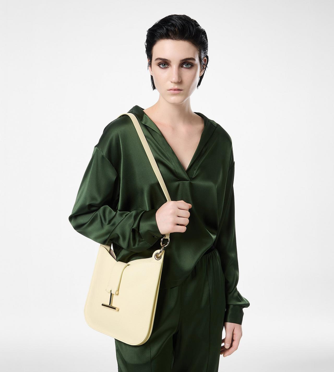 GRAIN LEATHER TARA SMALL CROSSBODY image number 3