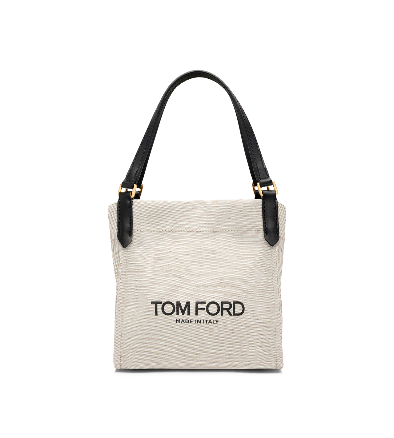 Tom ford printed canvas and leather t sale tote bag