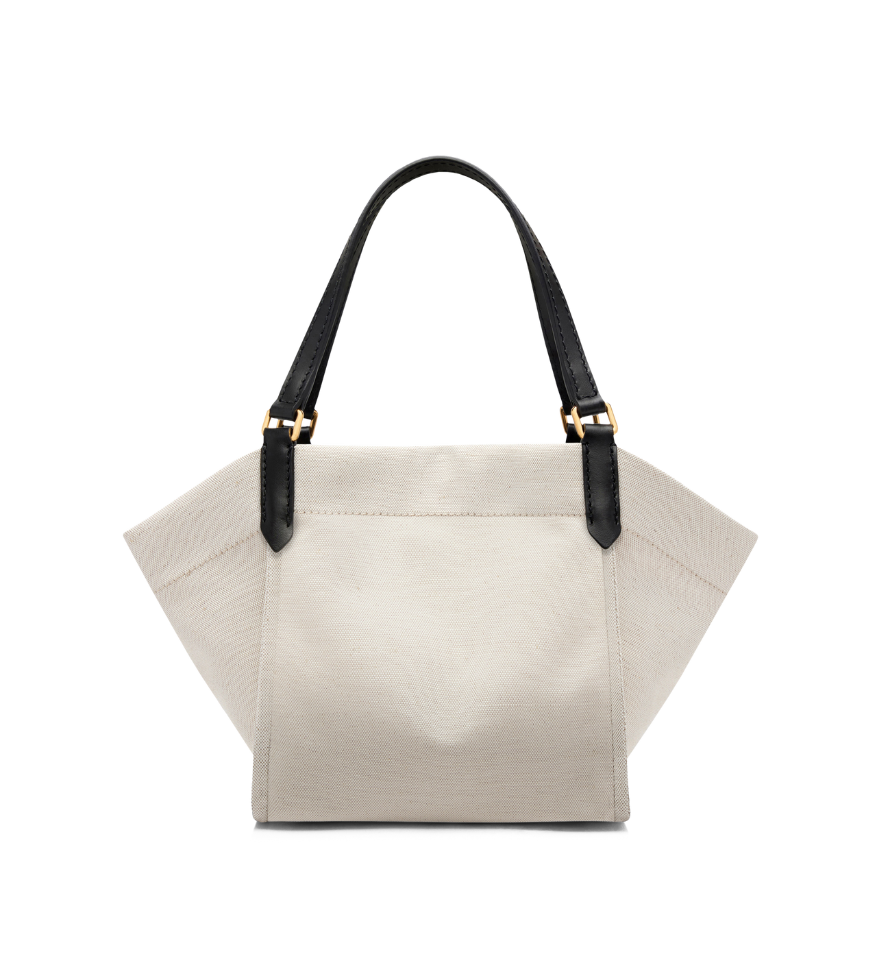 COTTON CANVAS AND SMOOTH LEATHER AMALFI MEDIUM TOTE image number 3