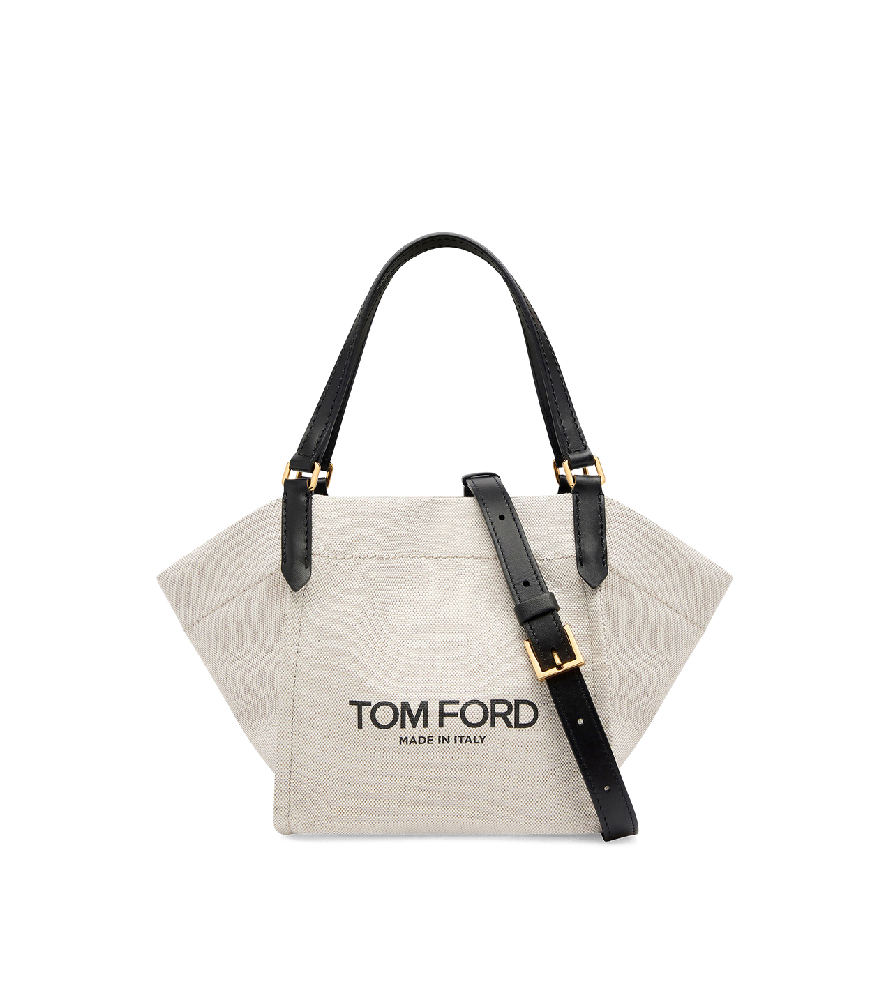 Tom ford printed canvas and leather t hotsell tote bag