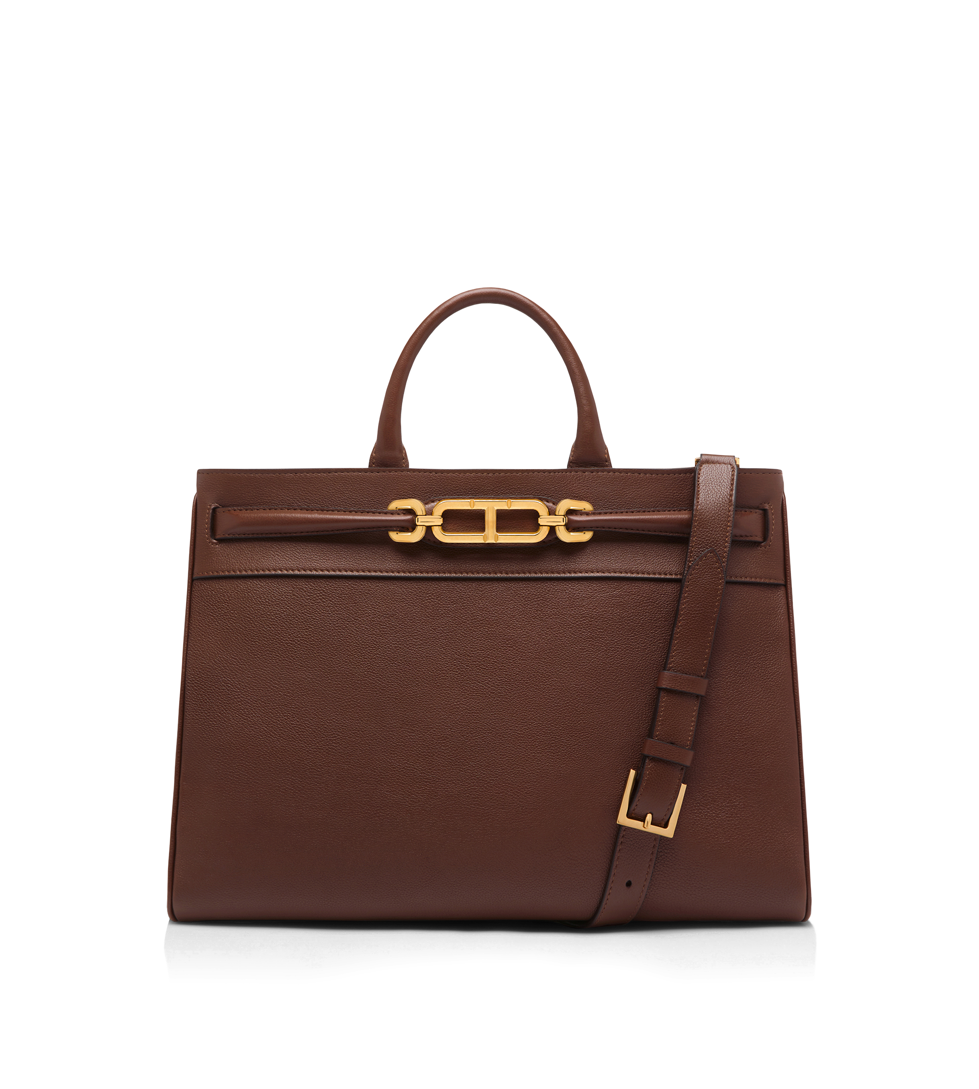 GRAIN LEATHER LARGE TOP HANDLE