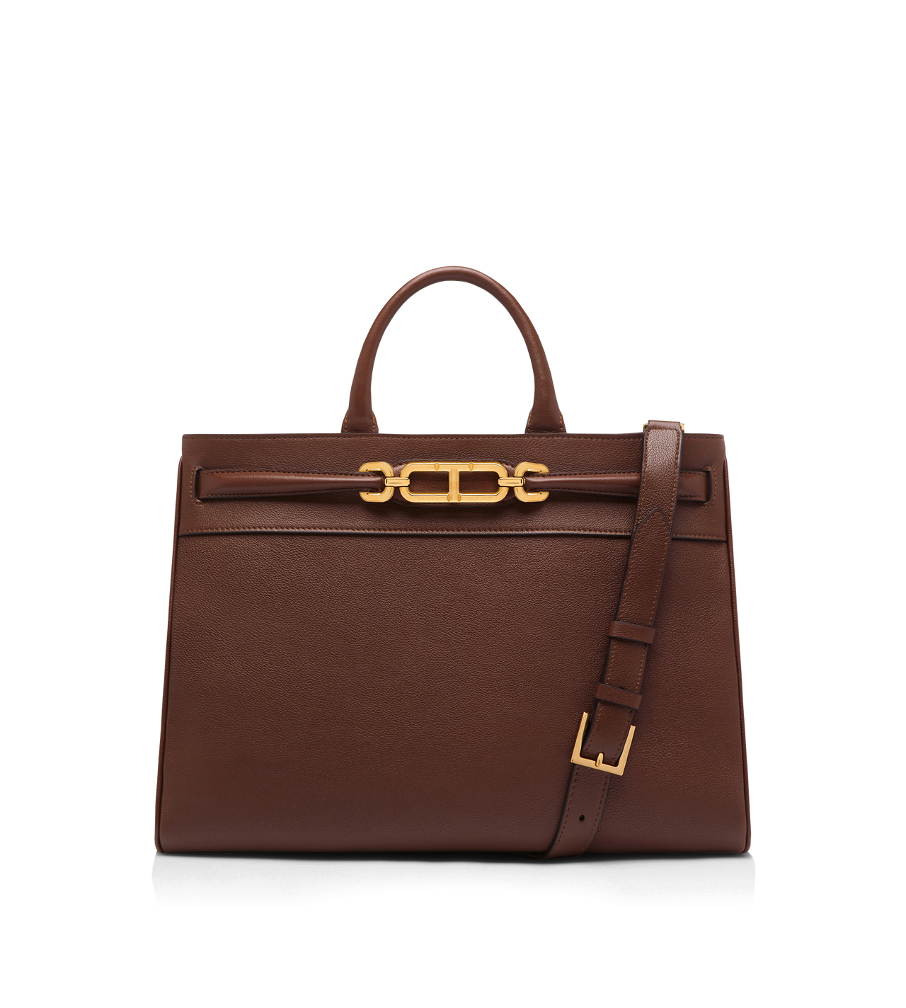 GRAIN LEATHER LARGE TOP HANDLE image number 0