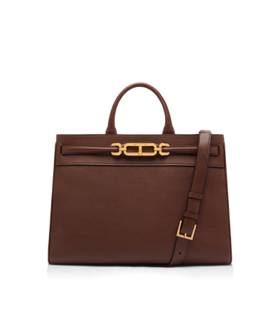 GRAIN LEATHER LARGE TOP HANDLE image number 0