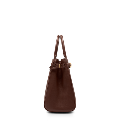 GRAIN LEATHER LARGE TOP HANDLE image number 1