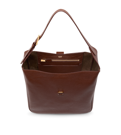 LEATHER MONARCH LARGE HOBO image number 3