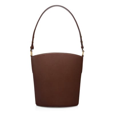 PALMELLATO-EFFECT LEATHER WHITNEY MEDIUM BUCKET BAG image number 2