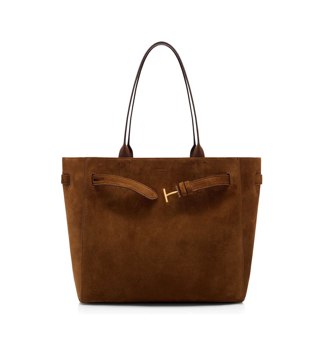 TOM FORD LEATHER WHISKY SUEDE LEATHER AUDREY MEDIUM TOTE