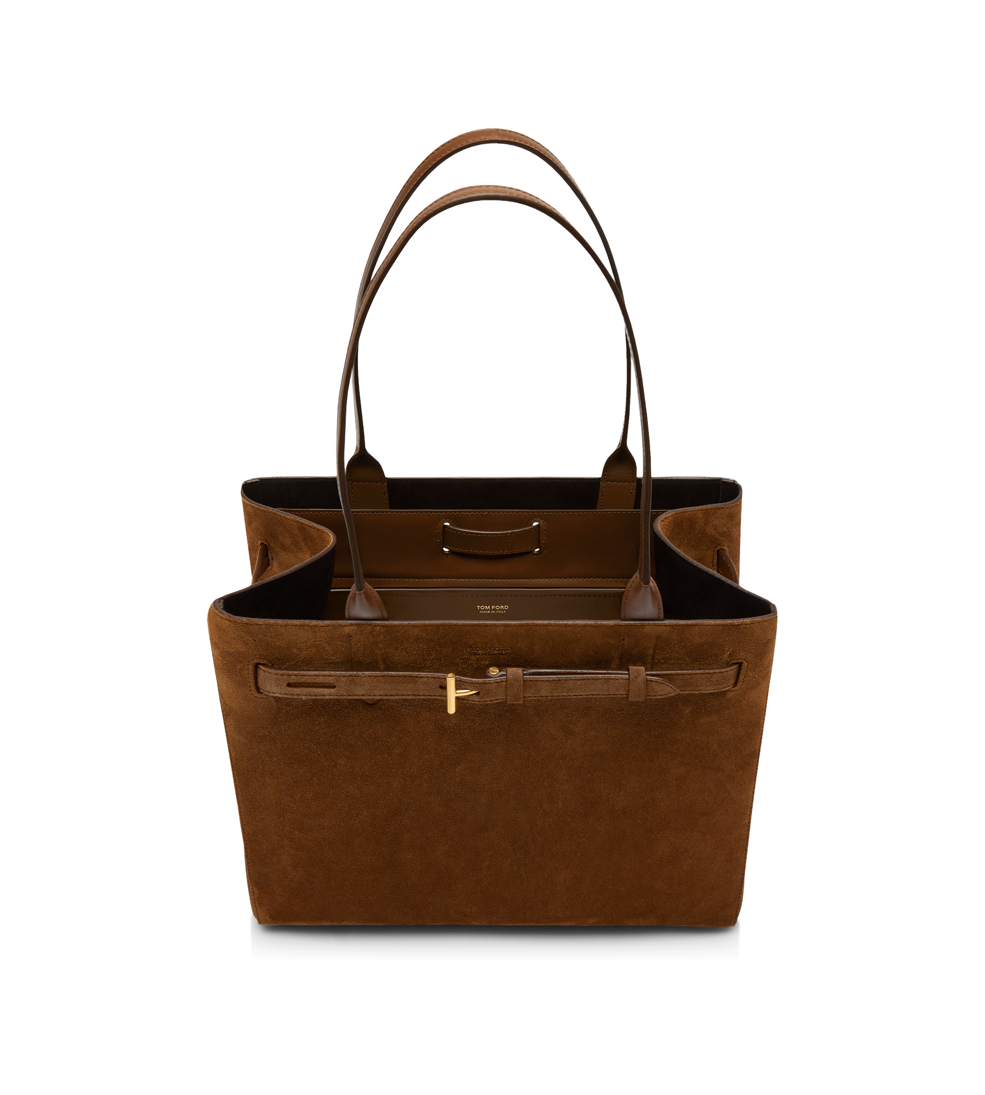 Leticia Rib-suede ブラウン SUEDE LEATHER AUDREY MEDIUM TOTE | TOM FORD Fashion