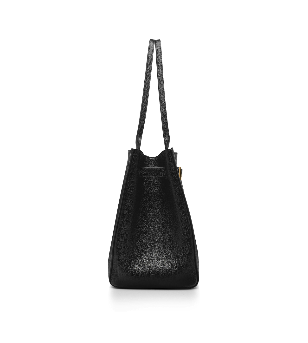 TOM FORD LEATHER BLACK GRAIN LEATHER AUDREY MEDIUM TOTE