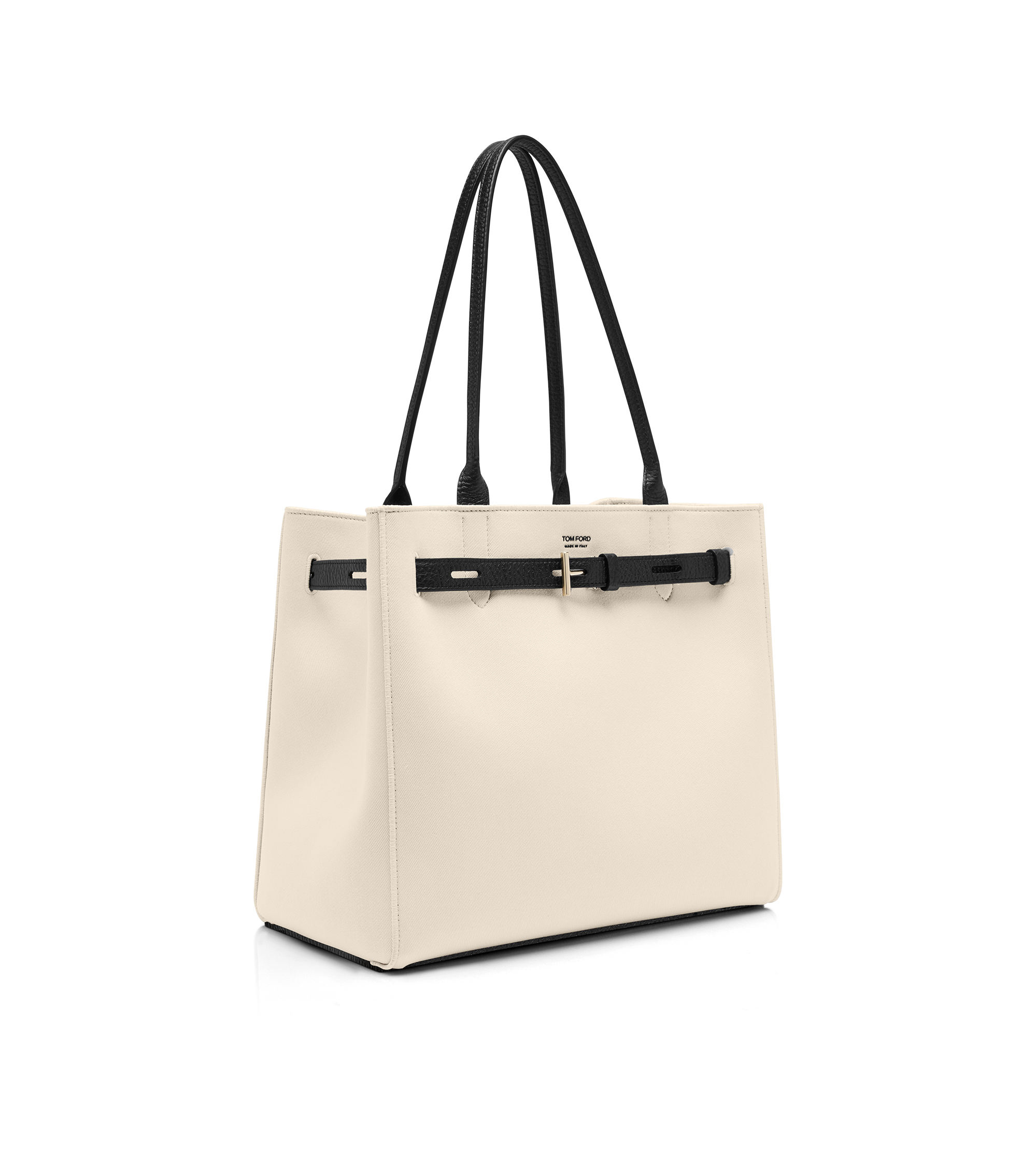 CANVAS AND LEATHER AUDREY MEDIUM TOTE